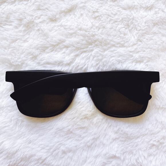 Lola Matte Black Polycarbonate Sunglasses - Picture 11 of 11